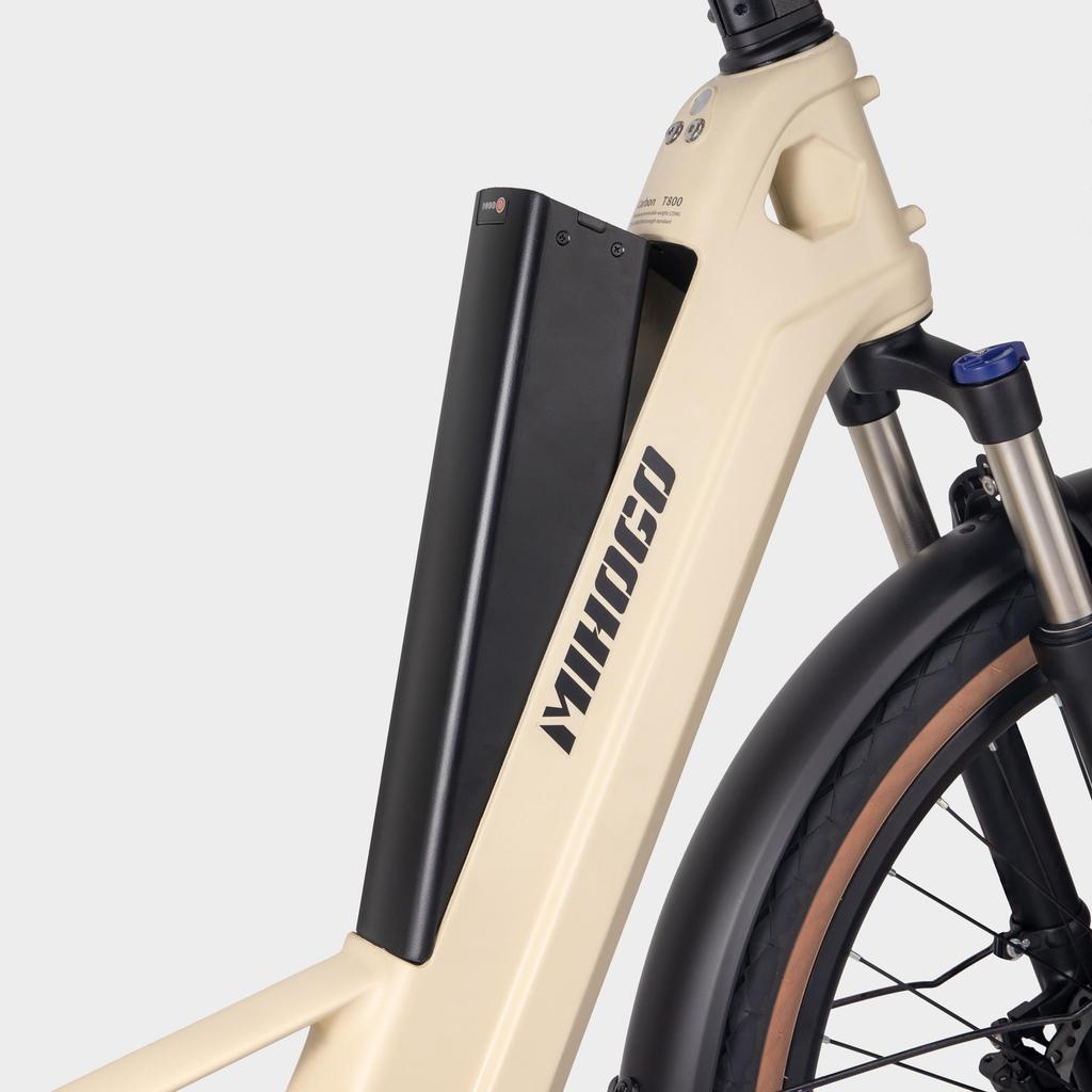 MIHOGO AIR 48V 19.2ah Carbon Fiber Long-Range Electric Bicycle,26-inch,750W Motor,Maximum Assist Range Up To 190km.