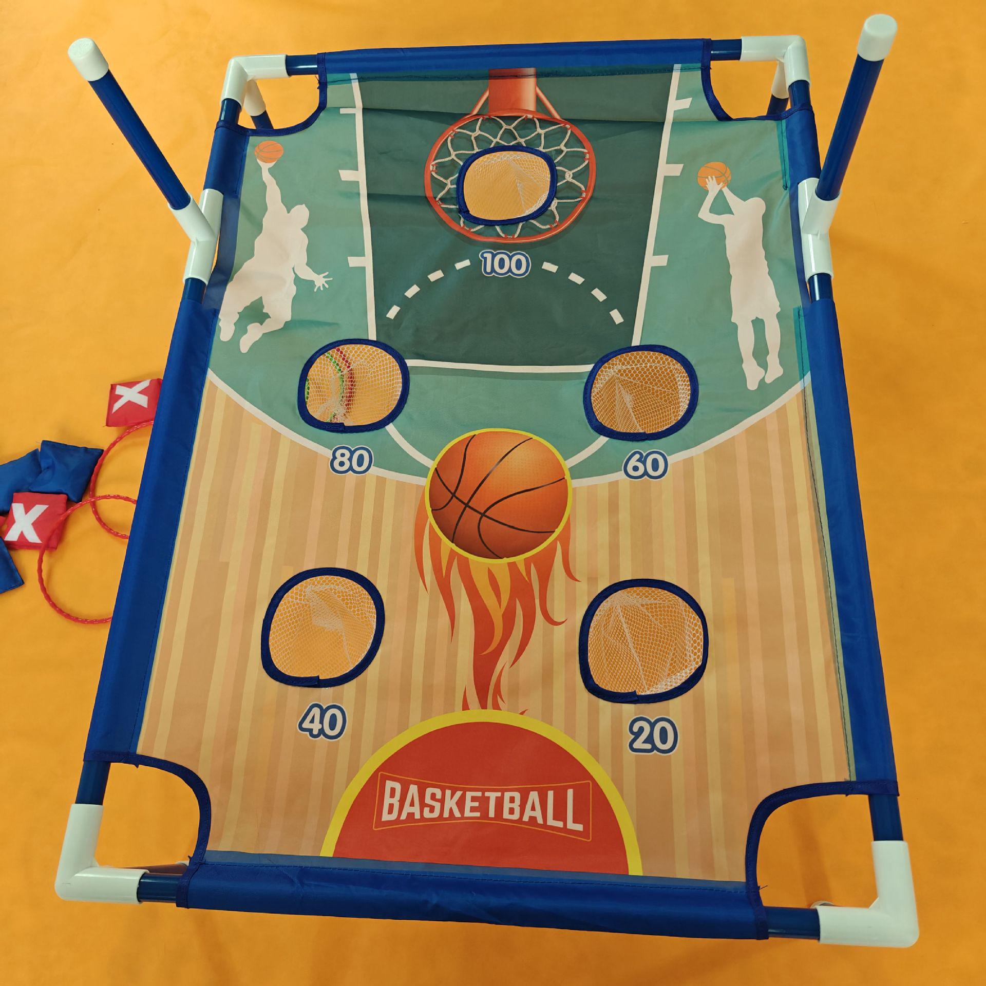 

Игра «Бросание мешочков с фасолью» для игр в помещении/на открытом воздухе между родителями и детьми