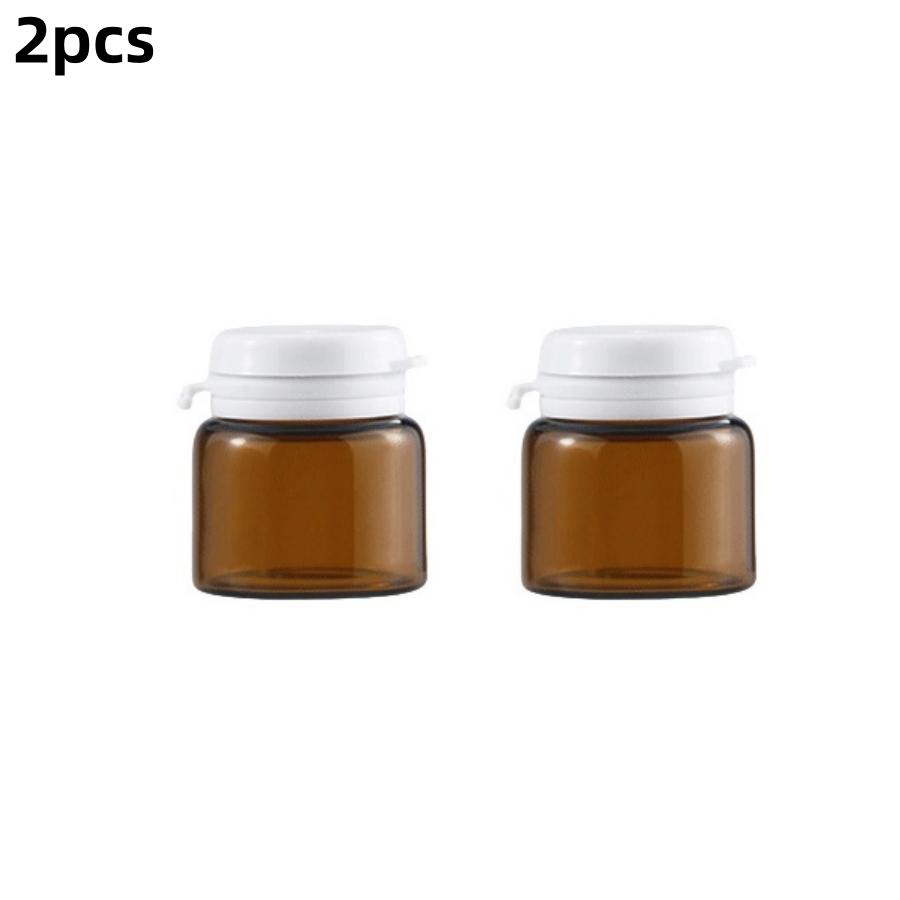 

2/5 шт. 10 мл Флакон для дозирования маски Коричневый флакон Крышка с отрывным краем с внутренней пробкой Флакон для дозирования крема для маски Дорожный портативный Широкий горл
