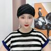 Turban Cap Floral Lace Caps Embroidery Beanie Hair Cover Cap Women Headscarf  Lady Female