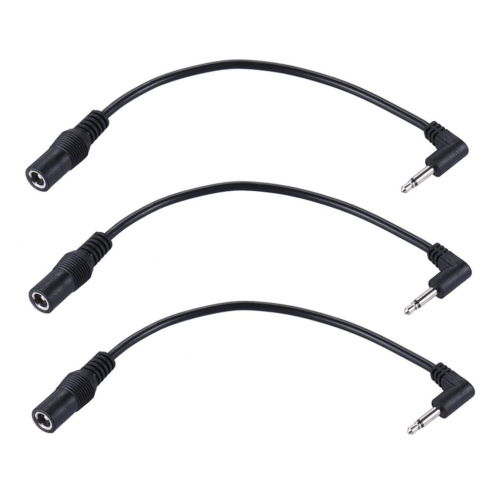 

3 шт 5,5 мм * 2,1/2,5 мм до 3,5 мм(1/8 ) Положительный наконечник кабеля преобразователя питания для гитарного эффекта 3-pack