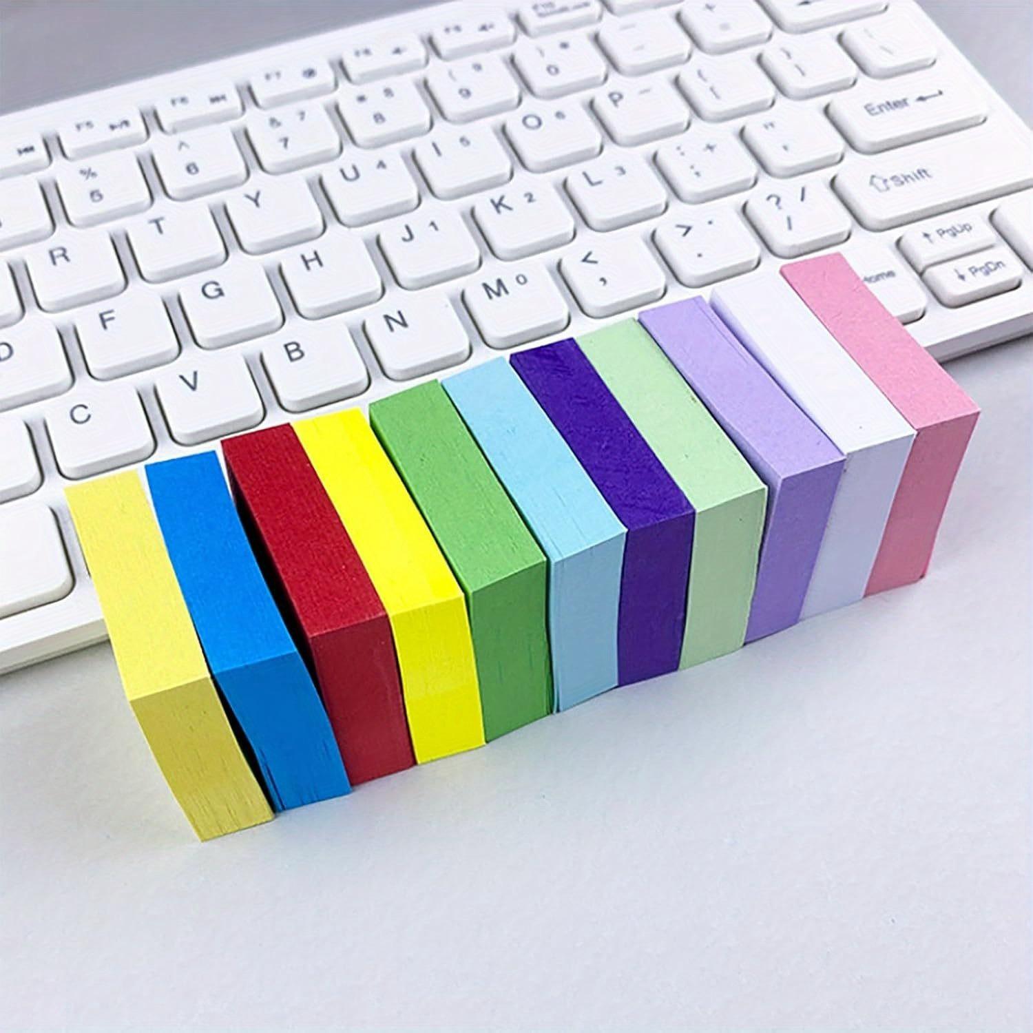 

11 multifunctional sticky notes, eye-catching design, suitable for highlighting key points in school classrooms