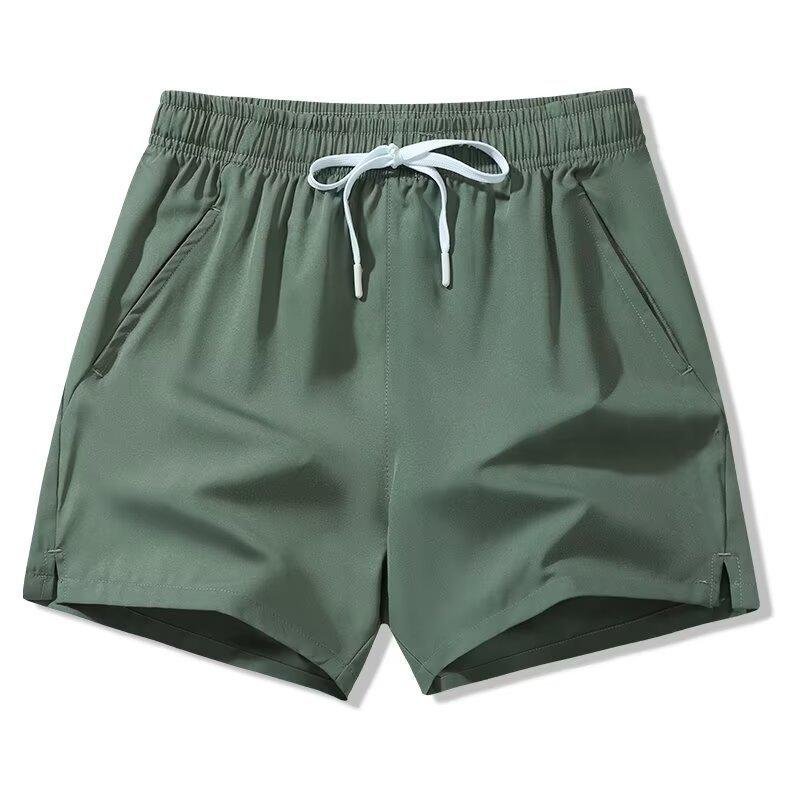 

Шорты Мужские Летние Свободные Брюки из Ледяного Шелка Мужские Тонкие Повседневные Быстросохнущие Беговые Спортивные Фитнес Трехточечные Шорты для Женщин 4XL