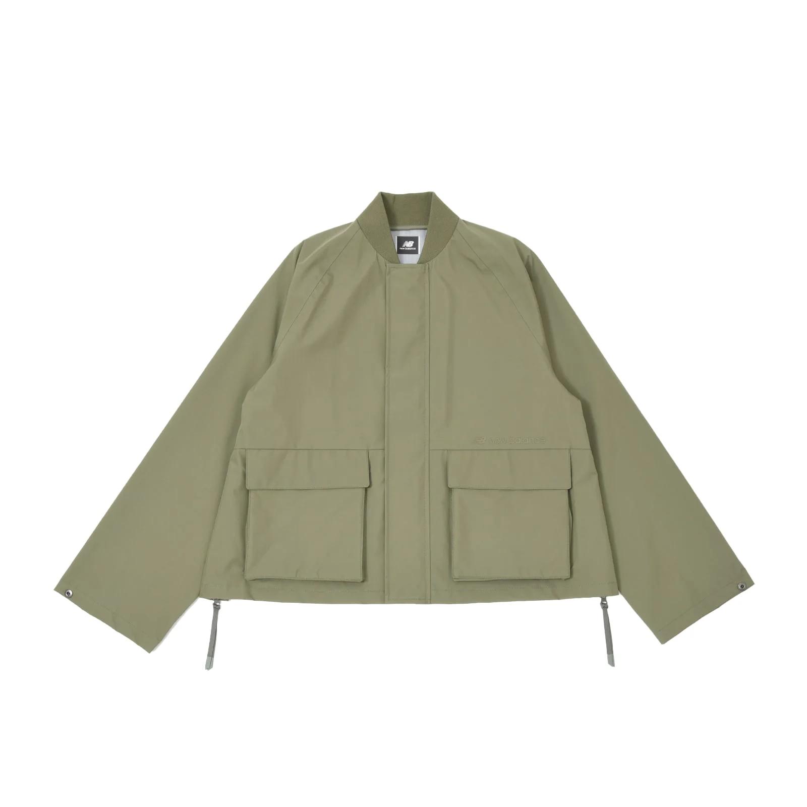 New Balance Met24 Short Jacket Women s Dark Olive Green AWJ45025-DEK M