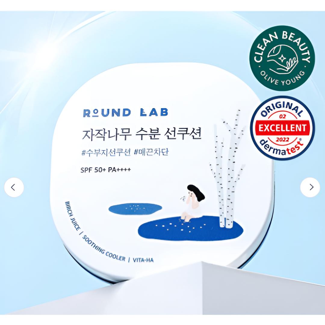 [Round Lab] Birch Juice Moisturizing Sun Cushion 15 g