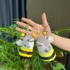 13cm Shark Adorable Bee Plush Keychain Cute Cartoon Doll Perfect Gift Kids For