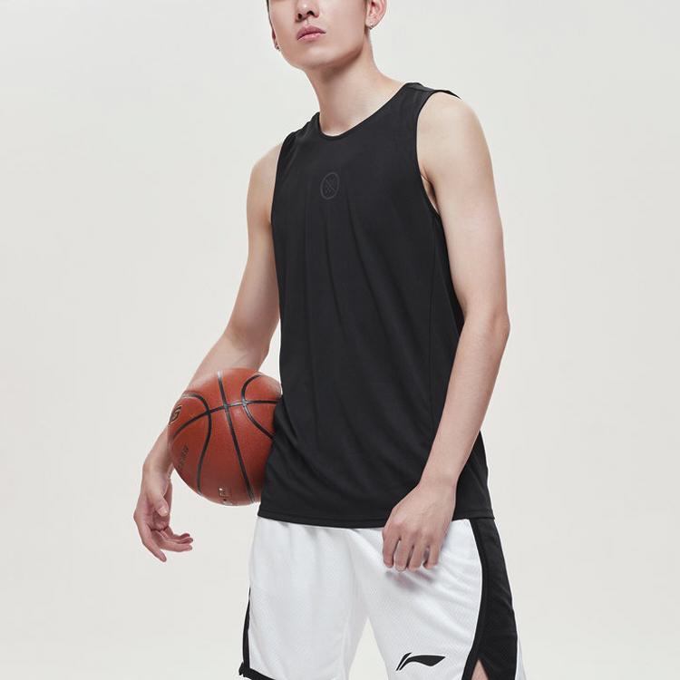 Li Ning Wade Series Breathable Sports Basketball Vest Men Vests Black AVSP085-1