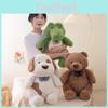 Adorable Plush Dog And Crocodile Teddy Bear Stuffed Animal Cuddly Toy For Kids