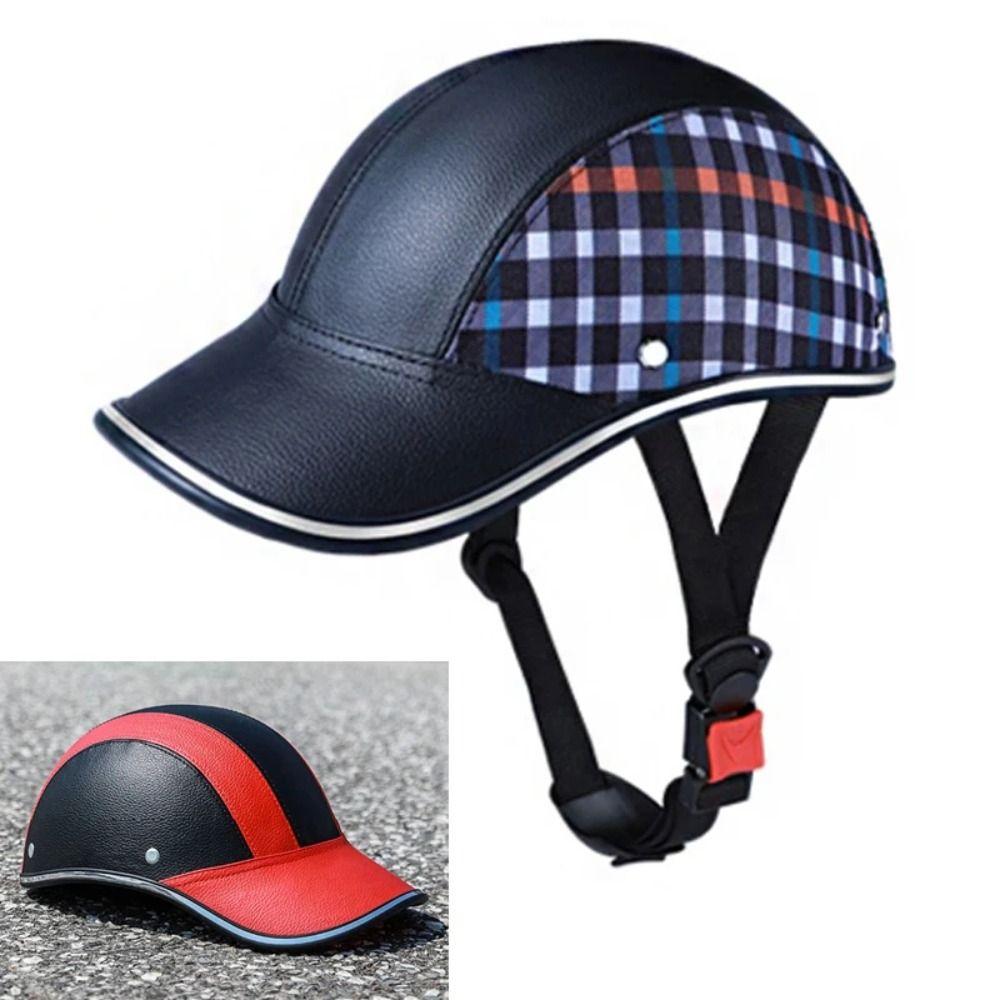 

Adjustable Chin Strap Motorcycle Half Helmet Open Face Safety Half Face Helmet Colorful Adults