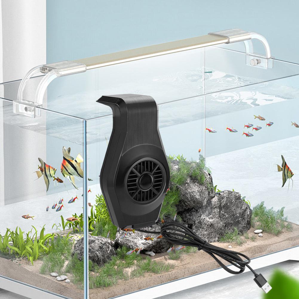 

Mini Aquarium Chiller with USB Cable Quiet Aquarium Cooler with Speed Controller Suitable for Freshwater Saltwater Tanks China Mainland