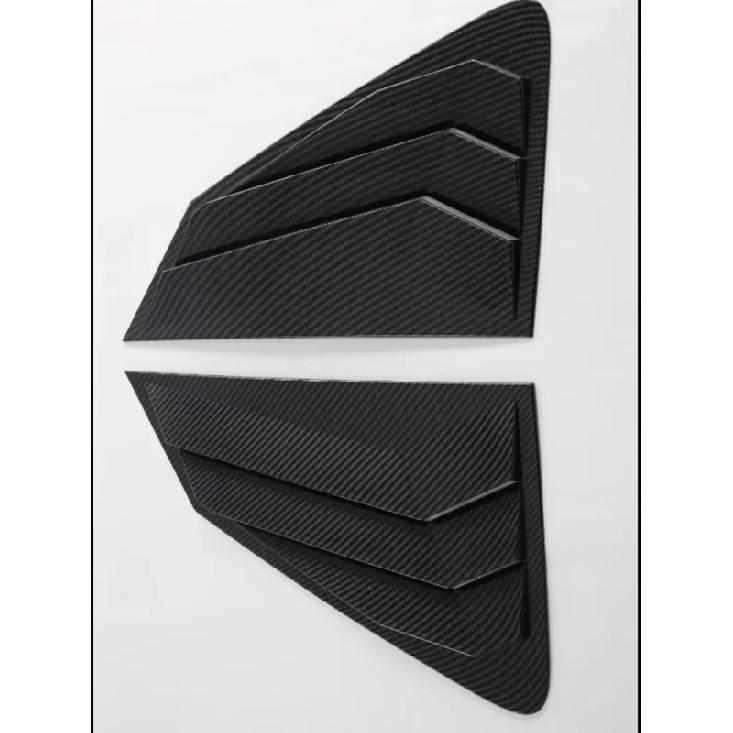 3d Sticker For Toyota Yaris Cross2024-2025 Abs Rear Triangle Louver Window Shade Car Side Spoiler Splitter Trim Parts