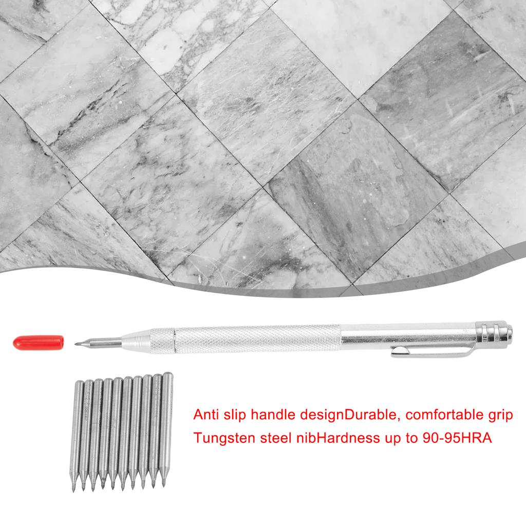 10/11pcs Scriber Pen Diamond Scribing Pens Tungsten Carbide Tip Carbide Engraving Pen For Glass/Ceramic/Metal Hand Tools