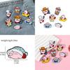 Cute Cartoon Kirby Brooch Creative Alloy Milk Tea Cup Cowboy Kirby Bag Accessory Pin