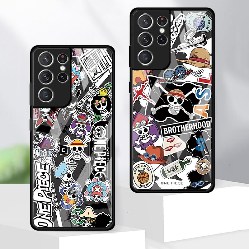 Case for Samsung Galaxy S25 S24 Ultra S21 S22 S20 FE S9 S23 Plus S8 Note 10 20 8 9 S10 Phone Cover OneS P-ieceS ZoroS Logo