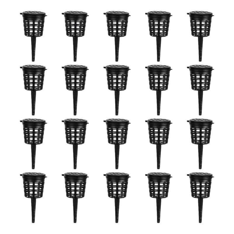 PP Mesh Plant Basket With Lid Flower Growing Basket Ideal For Water Culture Seedling And Root Control In Homes Garden