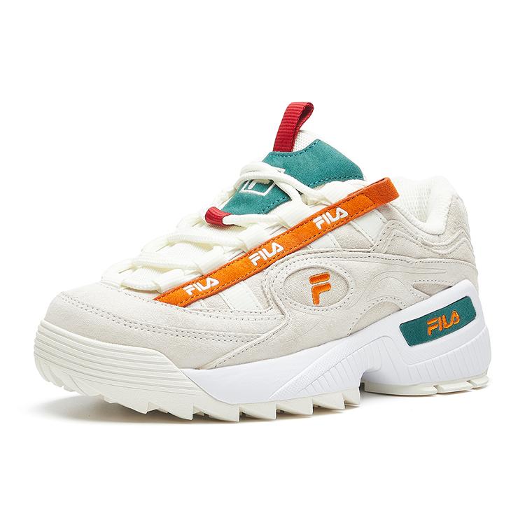 New FILA D Formation Daddy Shoes Green/Orange/White Women's F12W933711AMO