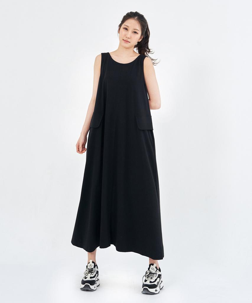Peulleio Cp One-Piece Dress _ Black