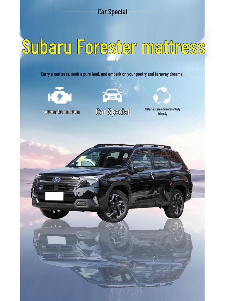 Materasso Ad Aria per Bagagliaio Subaru Forester - Letto Gonfiabile e Tappetino da Campeggio per Sedile Posteriore