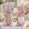 Cartoon Easter Bunny Gnome Faceless Design Elf Stuffed Doll Easter Bunny Ornaments  Home Decor