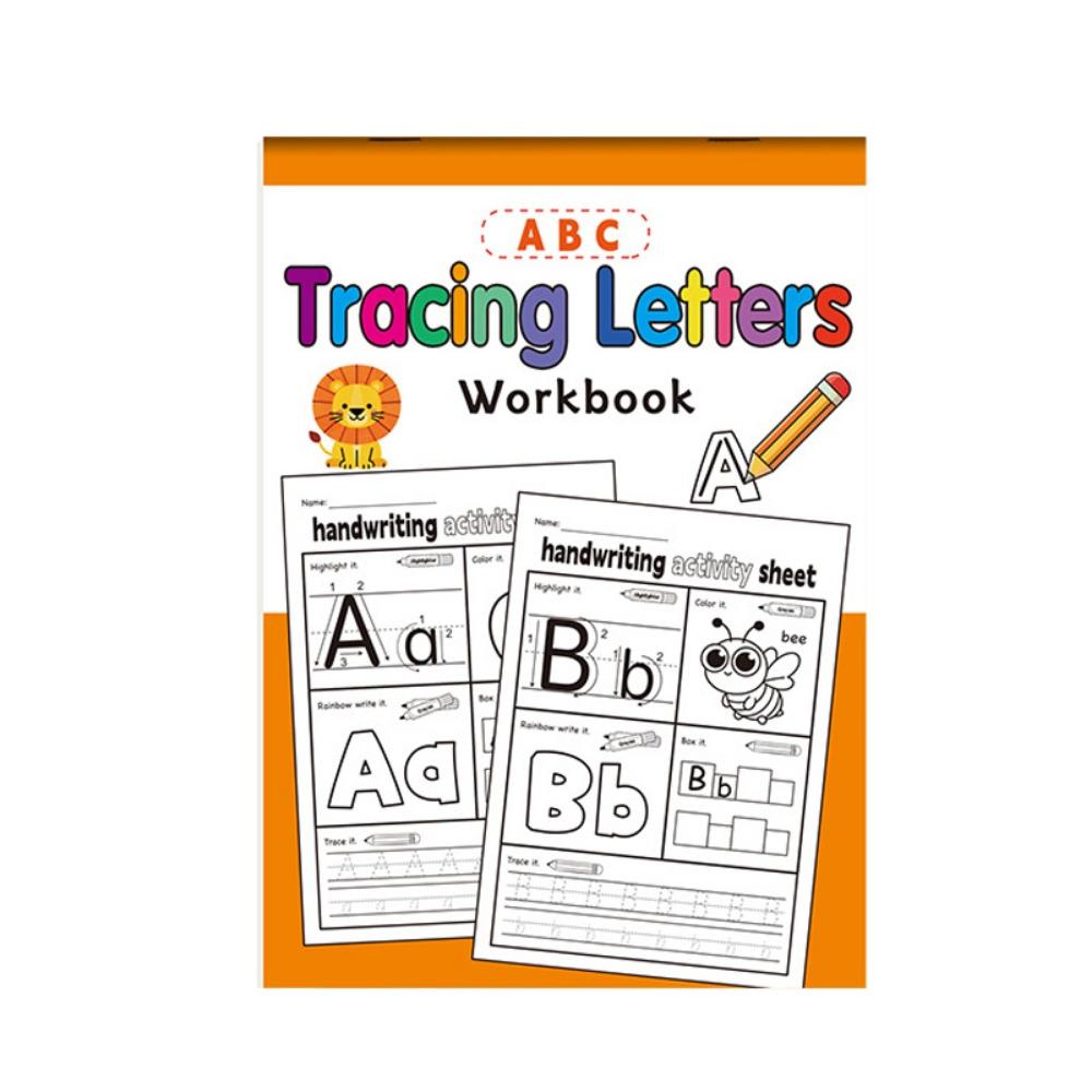 Animal Coloring ABC Tracing Letters Workbook Early Educational Ages 4-6 Early Learning Book 32 Pages Fun Coloring Book
