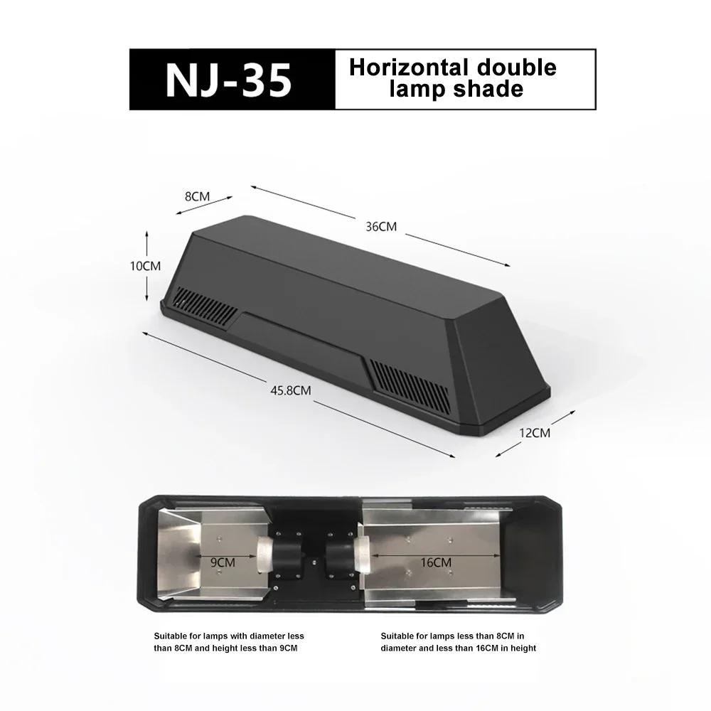 

Освещение среды обитания рептилий, абажур UVA и UVB, освещение для вольеров для разведения, двойной абажур для рептилий, ящериц и змей, дом для ЕС/Австралии/США/Великобритании