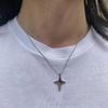 Four-Pointed Star Necklace Simple Clavicle Chain Cross Pendant Necklace Gift
