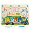 Children's Magnetic Wooden Counting & Color Game Toy