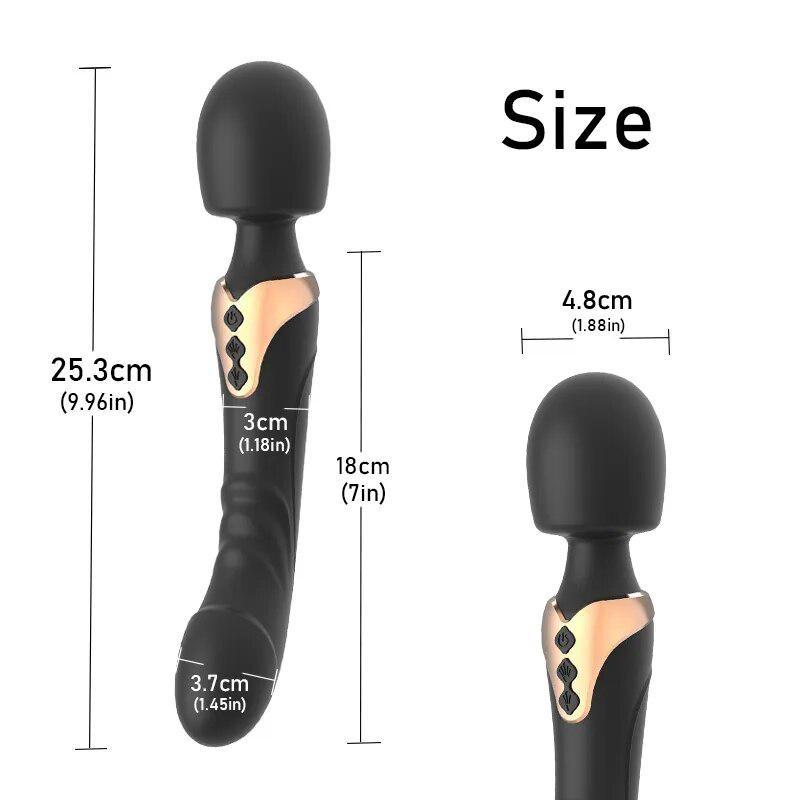 Powerful Vibrator  Wand for Women 10 Modes Stimulator  Massager Adult Toys for Woman