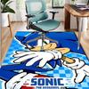 Sonic Pattern Rug, Indoor/Outdoor Mat, for Picnic, Gameroom, Bedroom, Office, Living Room, Home Decor Carpet, Birthday Gift