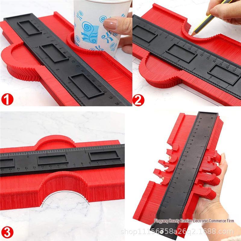 5-inch & 10-inch Contour Gauge Shaper - Irregular Contour & Radius Ruler