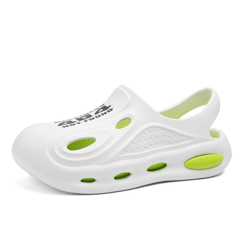 

Мужские сабо на открытом воздухе с резиновой подошвой, мужские спортивные сандалии, мужские тапочки, низкие кожаные туфли для босых ног, мужские теннисные туфли 45