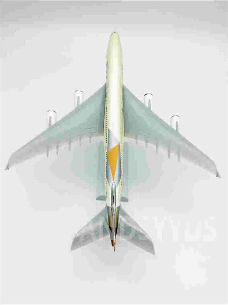 Aeroplane Decoration a380 Airbus A380 Etihad Airways Airlines 30cm Scale 1/240 Planes Model Airplane Diecast Resin Collected