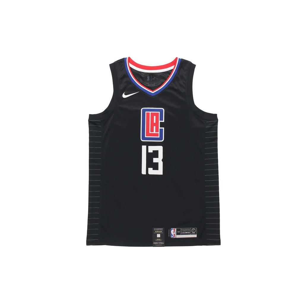 Nike NBA Statement Edition Breathable Sleeveless Loose Basketball Jersey - LA Clippers George #13 Men Tops Black 877208-019