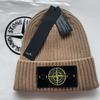 Winter Knitted Hat Outdoor Windproof Cold Proof Compass Decoration Warm Hat