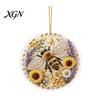 Acrylic Hanging Ornament Bird Decor, 2D Animal Shaped for Home, Transparent Wall Art Bedroom Office, Romantic Couple Gift Series