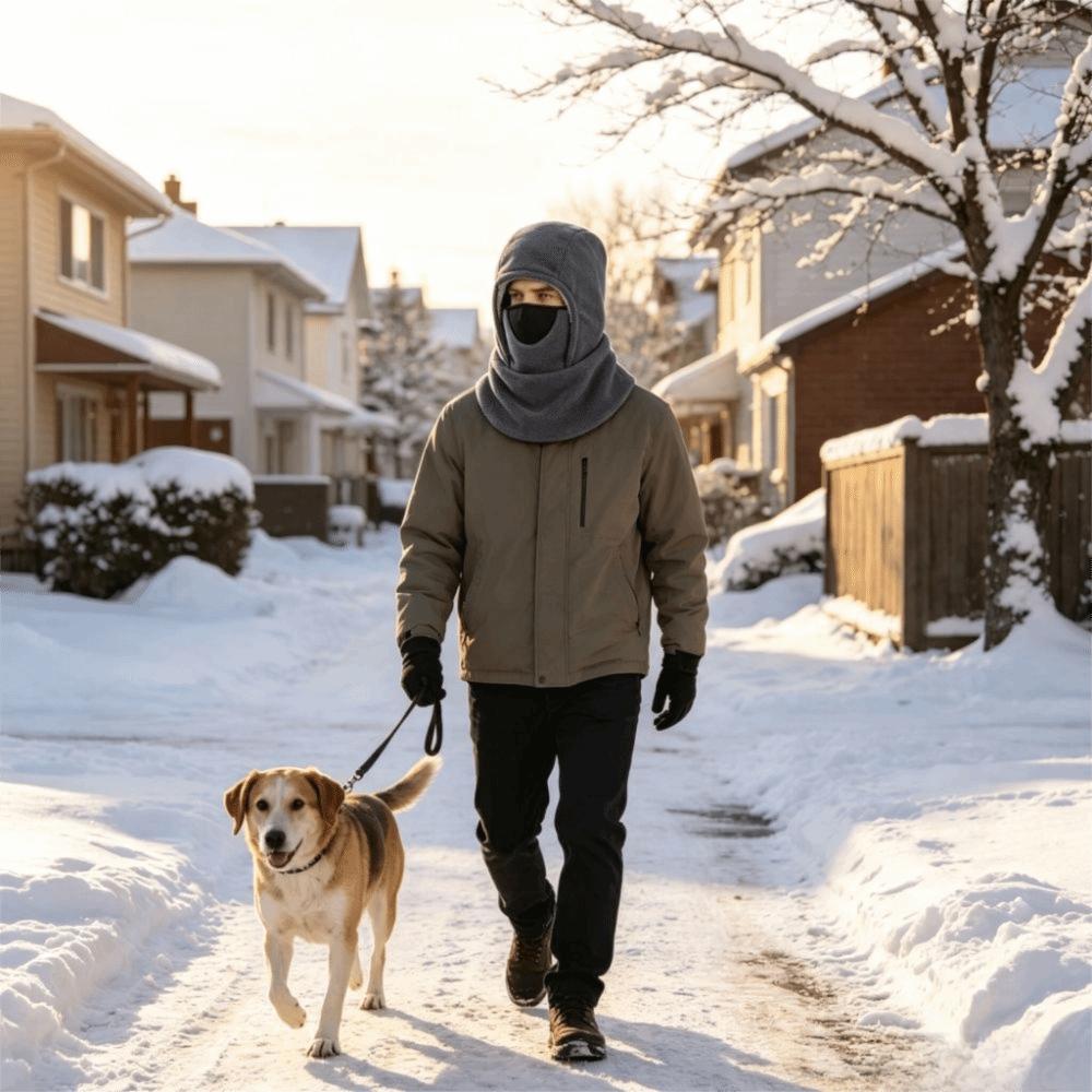Warm Balaclava Hat Waterproof Face Neck Warmer Unisex Neck Gaiter Skiing