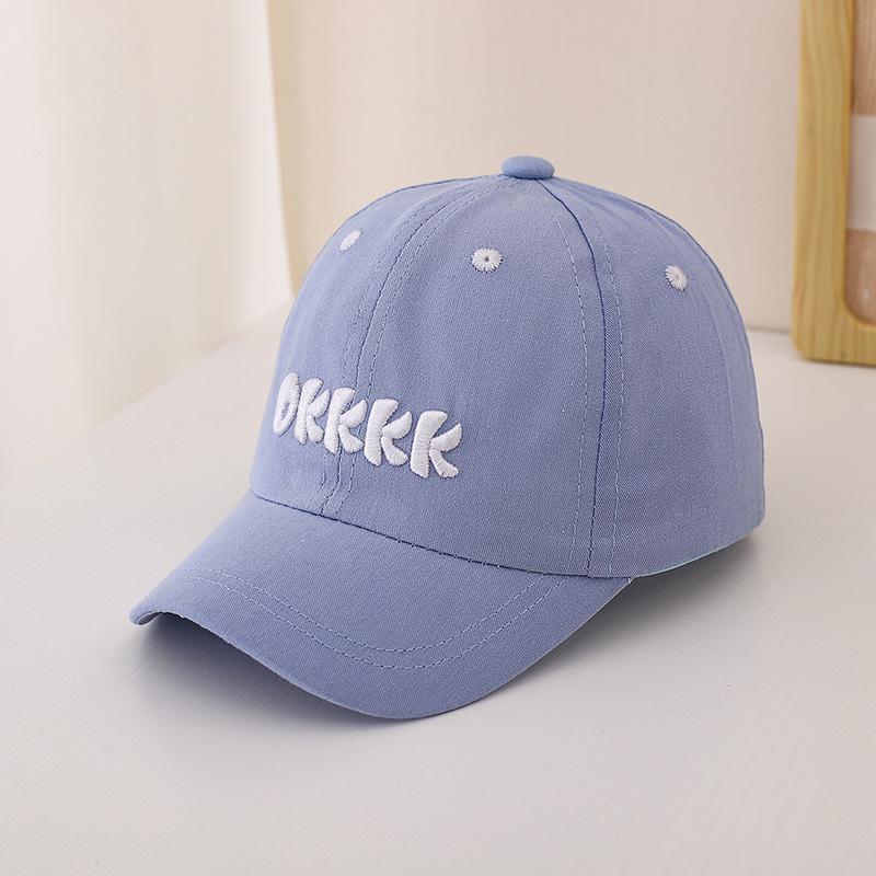 Modna Haftowana Czapka Baseballowa dla Dzieci na Wiosnę 2026 - Nakrycie Głowy Chroniące Przed Słońcem dla Chłopców i Dziewczynek