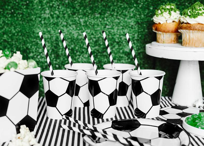Football Cups Birthday World Cup 260ml 6 Pcs