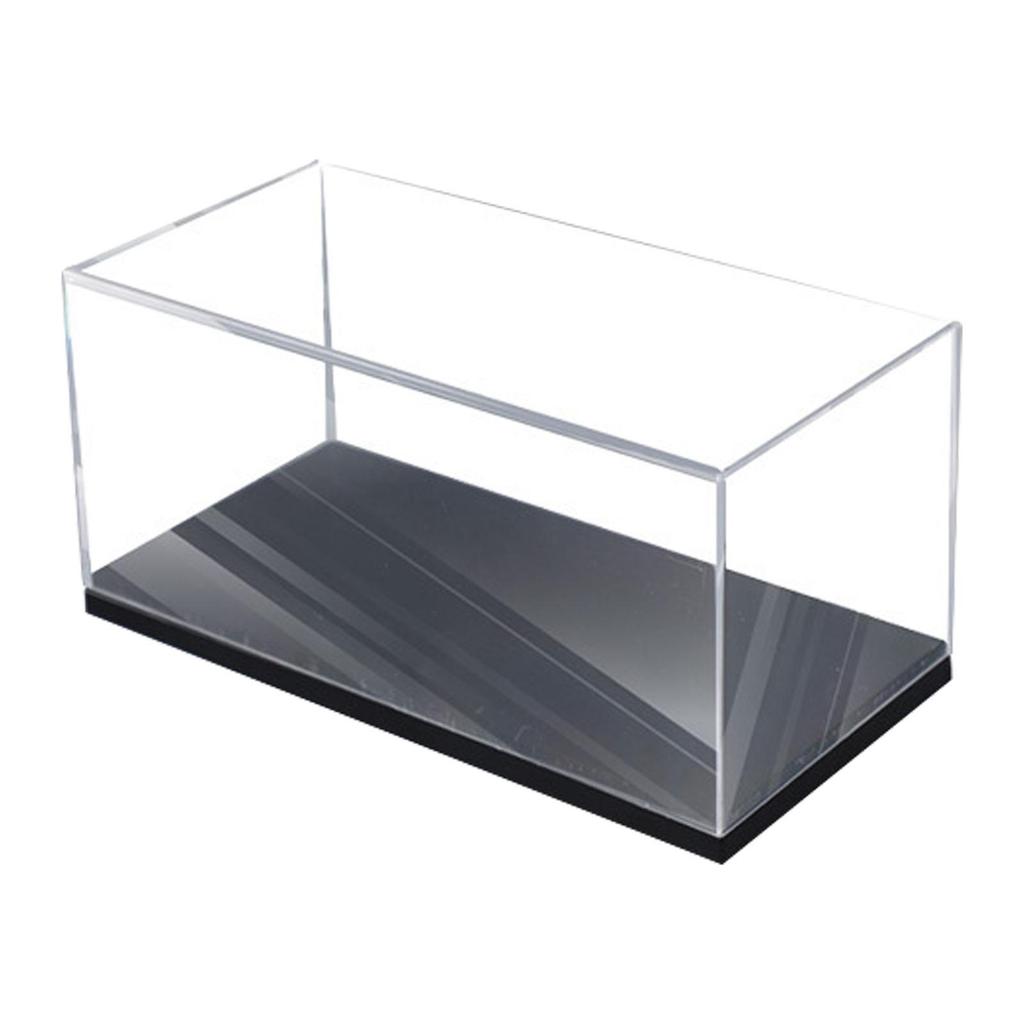 Acrylic Display Case Organizer Protector Countertop Lightweight for 1/64 Vehicles Model for Action Figures Dolls Collectibles