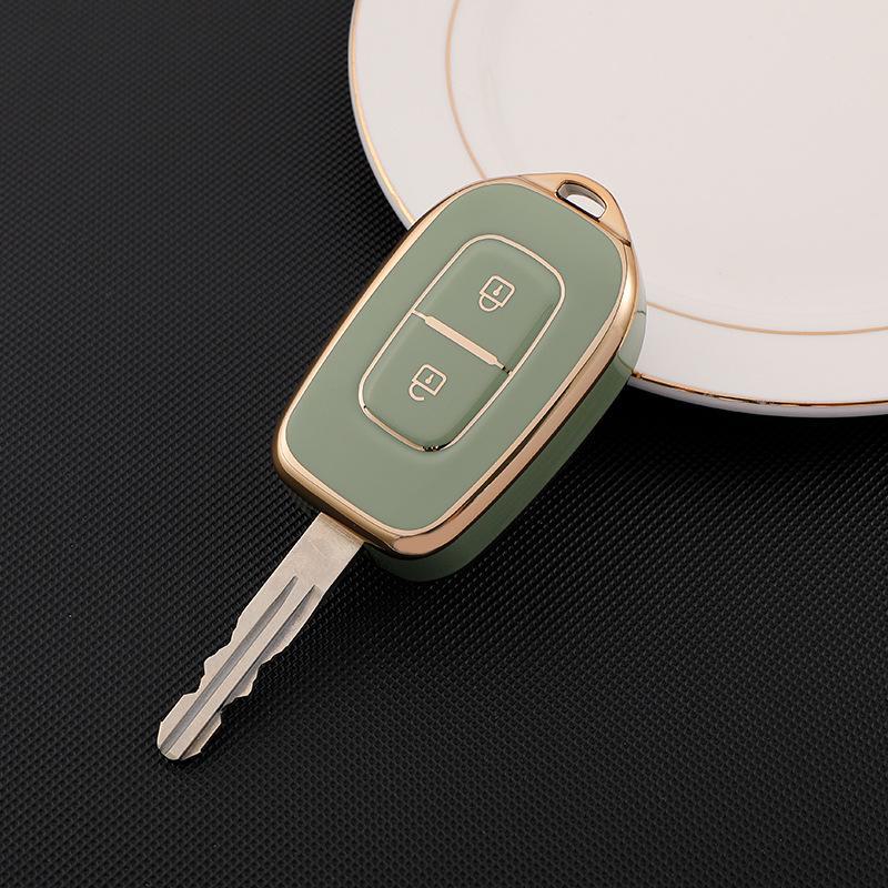 Stylish 2-Button Key Cover for Dongfeng Renault Koleos EX1.