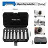 Universelles 5-teiliges Zündkerzensteckschlüssel-Set - 14MM Metrisch, 5/8" Zoll, 9/16" Verlängertes Werkzeug für die Autoreparatur