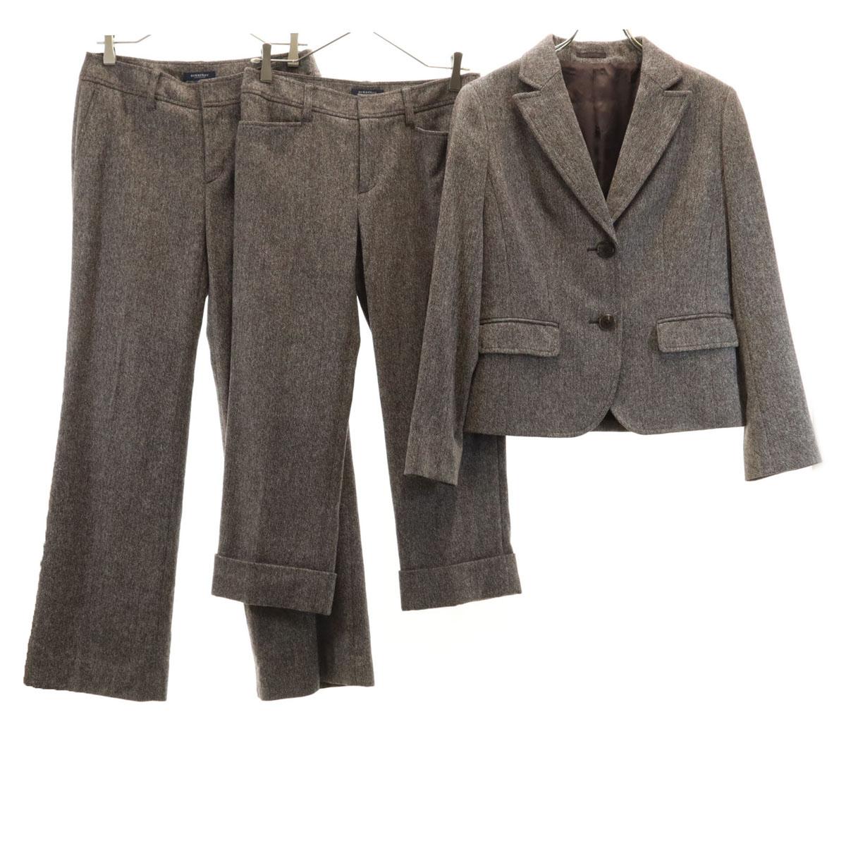 

BURBERRY pants suit Setup 42/40 Brown Sanyo Shokai spare pants included Women Used