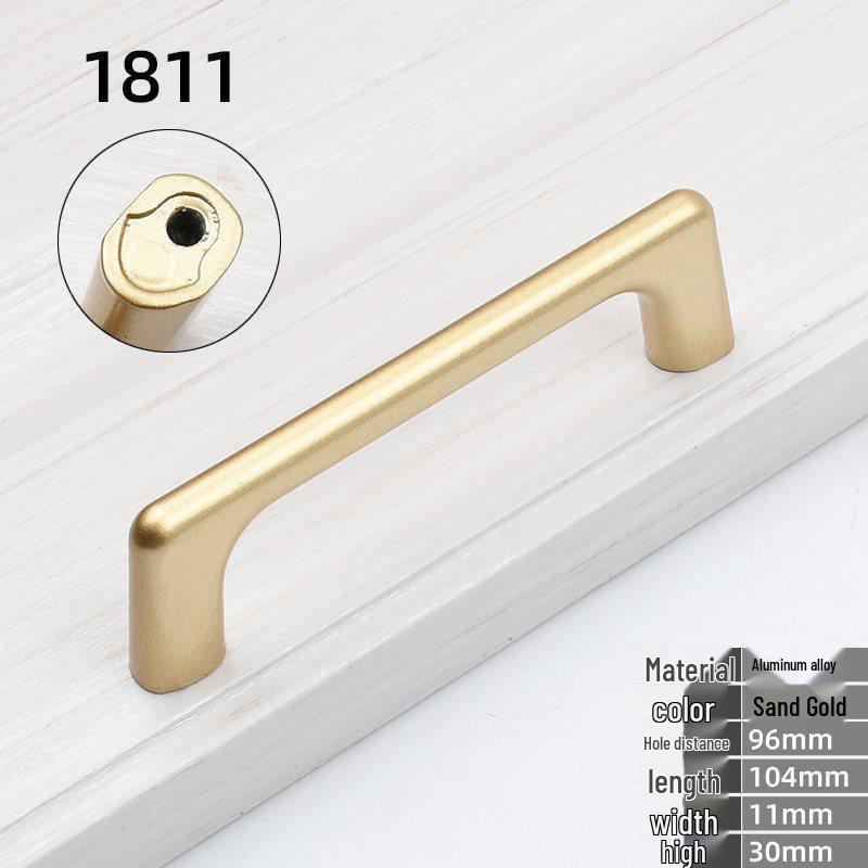 Modern Minimalist Gold Nordic Cabinet & Drawer Handles