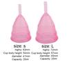Life Is Beauty Month Reusable Cup Silicone Period Feminine Hygiene Anti-Side Menstrual Leakage