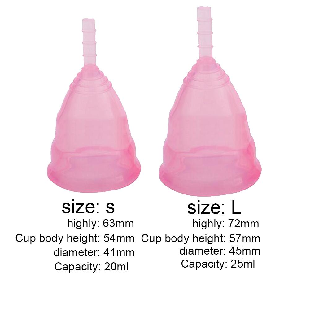 Life Is Beauty Month Reusable Cup Silicone Period Feminine Hygiene Anti-Side Menstrual Leakage