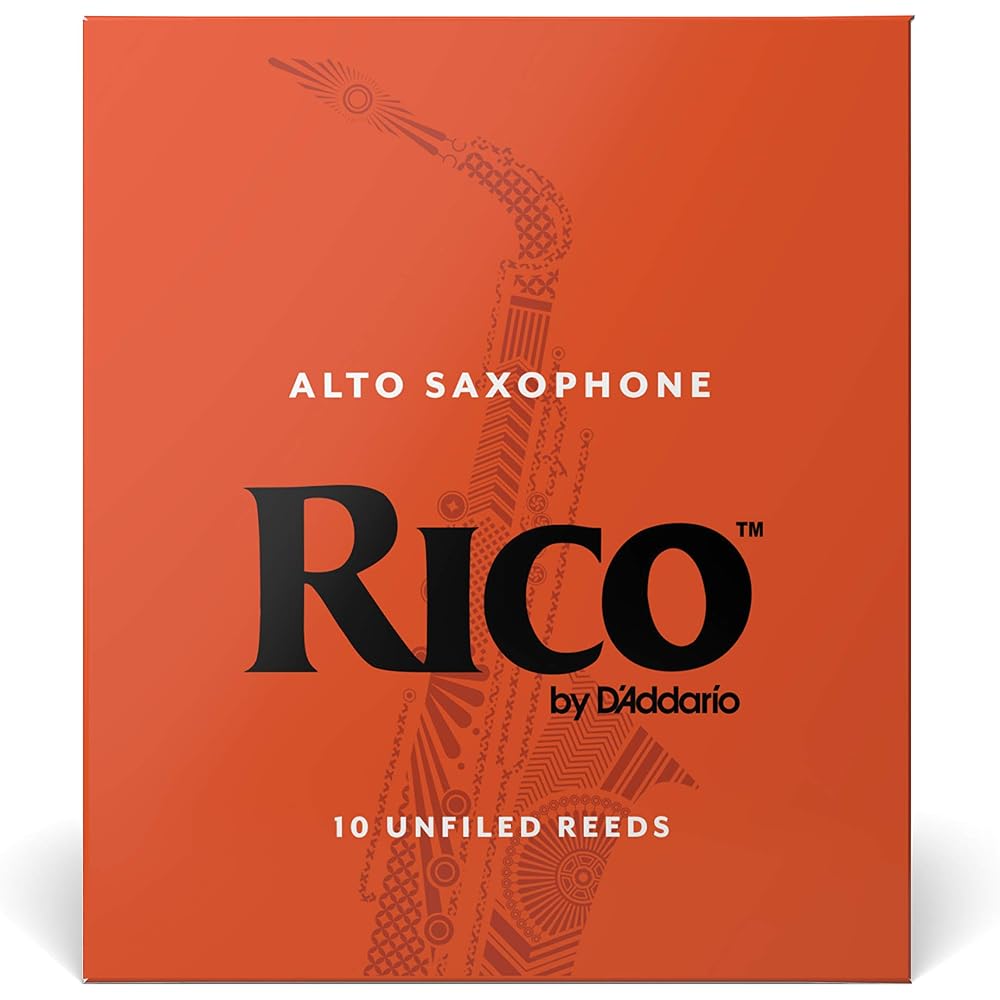 RICO Reed Alto Saxophone Strength: 1.5 (Pack of 10) Unfiled RJA1015