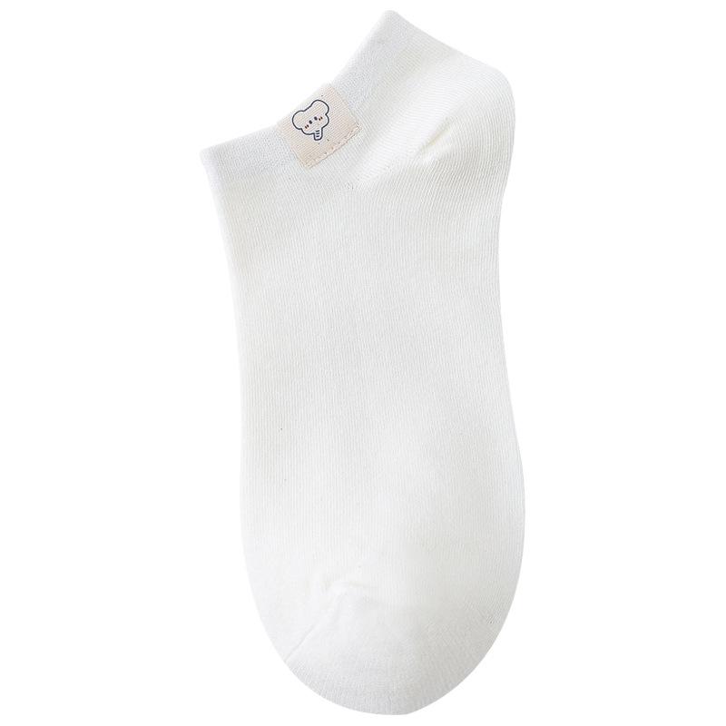 Summer Socks, Invisible Solid Color Women's Socks, Low-top Student Pure Cotton Socks