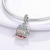 2026 925 Sterling Silver Charms Beads Pendant Red Cherry Strawberry Panda Charms Fit Original Bracelet Women's DIY Jewelry Gift