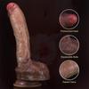 Tekutý silikonový make-up realistická simulace Falus Dildo Super dlouhé ženské sexuální hračky masturbátor