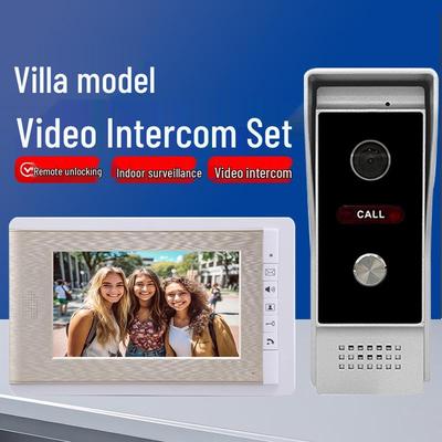 HD Smart Wired Video Doorbell for Home and Villa with Electronic Access Control and Indoor Intercom